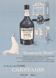 Vintage magazine ad CARSTAIRS WHITE SEAL BLENDED WHISKEY 1956 Whitey the seal