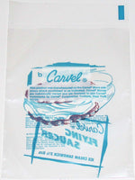 Vintage bag CARVEL FLYING SAUCER ice cream sandwich pictured Yonkers New York n-mint