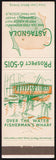 Vintage matchbook cover CASTAGNOLA sea food Fishermans Wharf San Francisco California