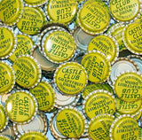 Soda pop bottle caps Lot of 25 CASTLE CLUB GRAPEFRUIT plastic new old stock