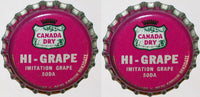 Soda pop bottle caps Lot of 12 CANADA DRY HI GRAPE cork lined new old stock