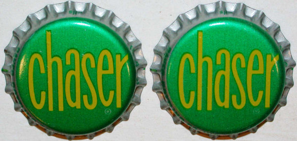 Soda pop bottle caps CHASER Lot of 2 cork lined unused condition new old stock
