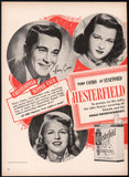 Vintage magazine ad CHESTERFIELD HEADLINERS 1948 Como Godfrey Peggy Lee 2 page