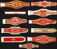 Vintage labels CIGAR BAND Lot of 122 DIFFERENT originals unused new old stock