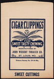 Vintage bag CIGAR CLIPPINGS John Weisert Tobacco St Louis Missouri unused n-mint