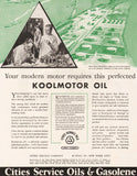 Vintage magazine ad CITIES SERVICE OILS GASOLENE 1929 Pettys Island refinery PA