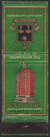 Vintage matchbook cover CLARIDGE with hotel pictured Atlantic City New Jersey