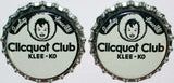 Soda pop bottle caps Lot of 100 CLICQUOT CLUB KLEE KO cork unused new old stock