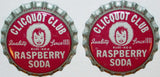 Soda pop bottle caps Lot of 12 CLICQUOT CLUB RASPBERRY cork unused new old stock