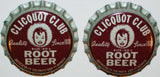 Soda pop bottle caps Lot of 100 CLICQUOT CLUB ROOT BEER cork lined new old stock