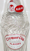 Vintage soda pop bottle CLICQUOT CLUB twist design 1962 eskimo pictured n-mint+