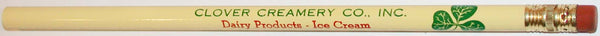 Vintage pencil CLOVER CREAMERY CO INC clover leaf pictured Roanoke Virginia n-mint