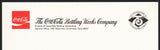 Vintage letterhead COCA COLA 75th Anniversary Cincinnati Ohio unused n-mint+