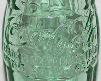 Vintage soda pop bottle COCA COLA Pat D-105529 embossed Quincy Illinois n-mint
