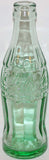 Vintage soda pop bottle COCA COLA Pat D-105529 embossed Quincy Illinois n-mint