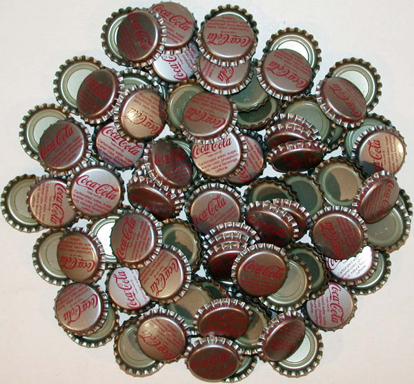 Soda pop bottle caps Lot of 100 COCA COLA Tullahoma Tennessee plastic new old stock