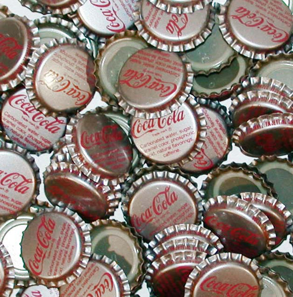 Soda pop bottle caps Lot of 12 COCA COLA Tullahoma Tennessee plastic new old stock