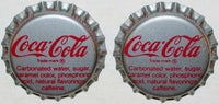 Soda pop bottle caps Lot of 100 COCA COLA Tullahoma Tennessee plastic new old stock