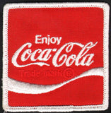 Vintage uniform patch COCA COLA soda pop wave logo #2 unused new old stock n-mint+