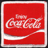 Vintage uniform patch COCA COLA soda pop wave logo #1 unused new old stock n-mint+