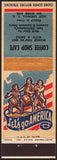 Vintage matchbook cover COFFEE SHOP CAFE WWII theme Hot Springs South Dakota
