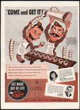 Vintage magazine ad COFFEE THE AMERICAS FAVORITE DRINK 1942 Paulette Goddard