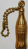 Vintage keychain COCA COLA with hobbleskirt bottle new old stock n-mint condition