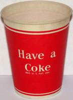 Vintage paper cup DRINK COCA COLA Have a Coke unused new old stock n-mint condition