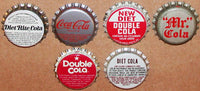 Vintage soda pop bottle caps COLA FLAVORS Lot of 12 different new old stock