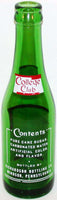 Vintage soda pop bottle COLLEGE CLUB 7oz green glass cap diploma 1953 Windsor PA