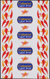 Vintage bread wrapper COLONIAL from 1957 Memphis Jackson Tennessee new old stock