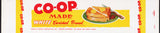 Vintage bread wrapper CO OP MADE 1959 with pictures Superior Wisconsin unused