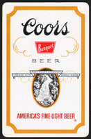 Vintage playing card COORS BANQUET BEER spring pictured Americas Fine Light Beer