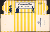 Vintage box CREAM A DAY Ice Cream dated 1932 Chadwick Coop Illinois unused n-mint