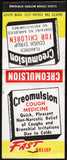 Vintage full matchbook CREOMULSION Cough Medicine Cough Syrup for Children unused