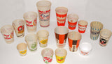 Vintage paper cups  HUGE SODA POP COLLECTION many Rare ones 209 different unused