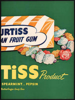 Vintage magazine ad CURTIS HAWAIIAN FRUIT GUM from 1948 pack pictured 2 page