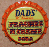 Vintage soda pop bottle caps DADS ROOT BEER Collection of 2 different unused