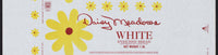 Vintage bread wrapper DAISY MEADOWS WHITE Whiting Milk Boston MA new old stock