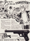 Vintage magazine ad DAISY MANUFACTURING from 1937 pistol and Targeteer pictured