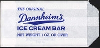 Vintage bag DANNHEIMS Ice Cream Bar New Ulm Dairy Minnesota new old stock n-mint+