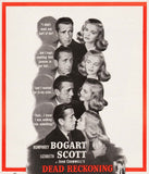 Vintage magazine ad DEAD RECKONING movie 1947 Humphrey Bogart and Lizabeth Scott