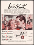 Vintage magazine ad DEAR RUTH movie from 1947 William Holden and Joan Caulfield