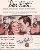 Vintage magazine ad DEAR RUTH movie from 1947 William Holden and Joan Caulfield