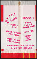 Vintage bag DE-LISH-US POTATO CHIPS Waupaca Wisconsin unused new old stock n-mint