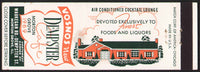 Vintage matchbook cover VOSNOS NEW DEMPSTER CAFE Cocktail Lounge Morton Grove ILL