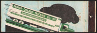 Vintage matchbook cover DENVER CHICAGO TRUCKING CO INC full length truck pictured