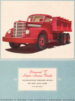 Vintage magazine ad DIAMOND T MOTOR CAR COMPANY 1940 Super Service truck pictured