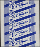 Vintage bread wrapper DIEBOLDS BLUE RIBBON Newark Ohio unused new old stock