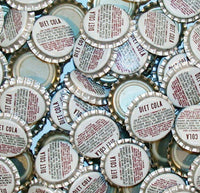 Soda pop bottle caps Lot of 12 DIET COLA plastic lined unused new old stock